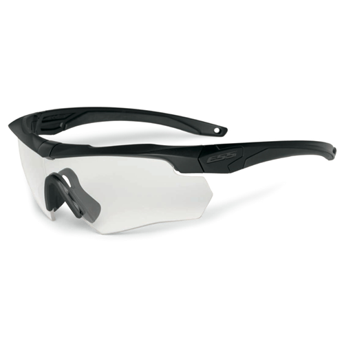 ESS Crossbow ONE ballistic eyeshield with ClearZone FlowCoat technology for fog-free lenses and comfort fit.